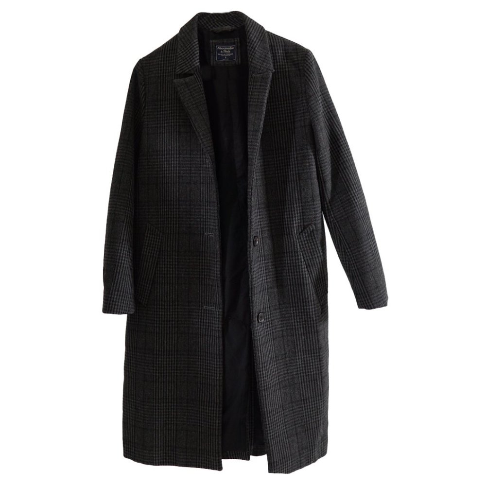 Women's Abercrombie & Fitch Long Grey Coat